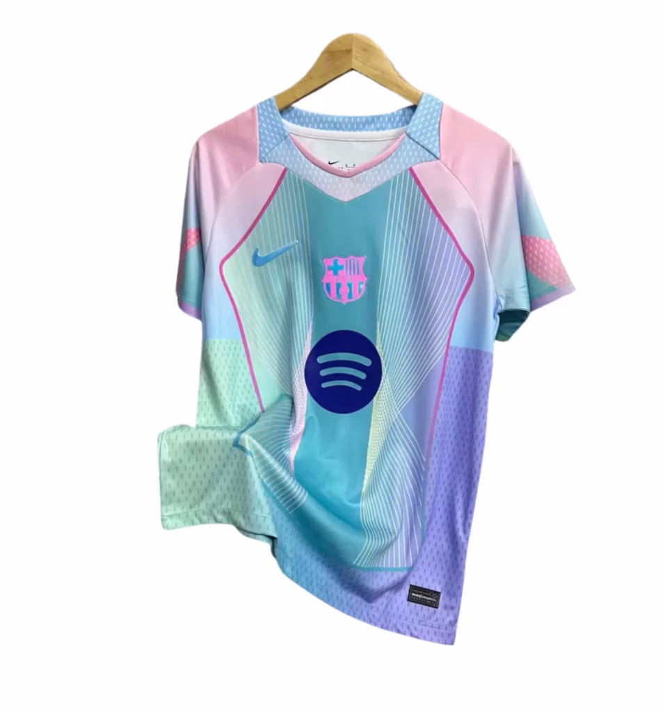 FC Barcelona 2025-26 Limited Blue Aurora Premium Kit