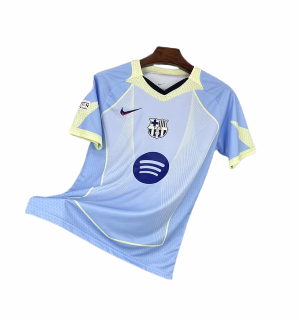 FC Barcelona 2025-26 Limited Sky Blue Aurora Premium Kit