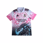 Real Madrid 2025-26 Limited Dragon Pink Blue Premium Kit Fans Version