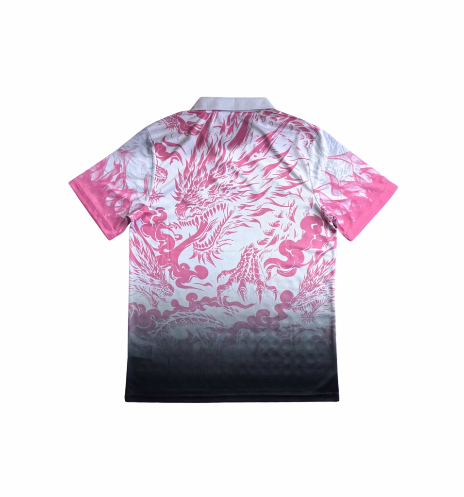 Real Madrid 2025-26 Limited Dragon Pink Blue Premium Kit Fans Version