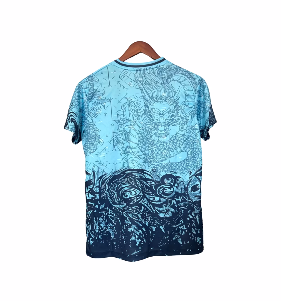 FC Barcelona 2025-26 Limited Blue Dragon Premium Kit Fans Version