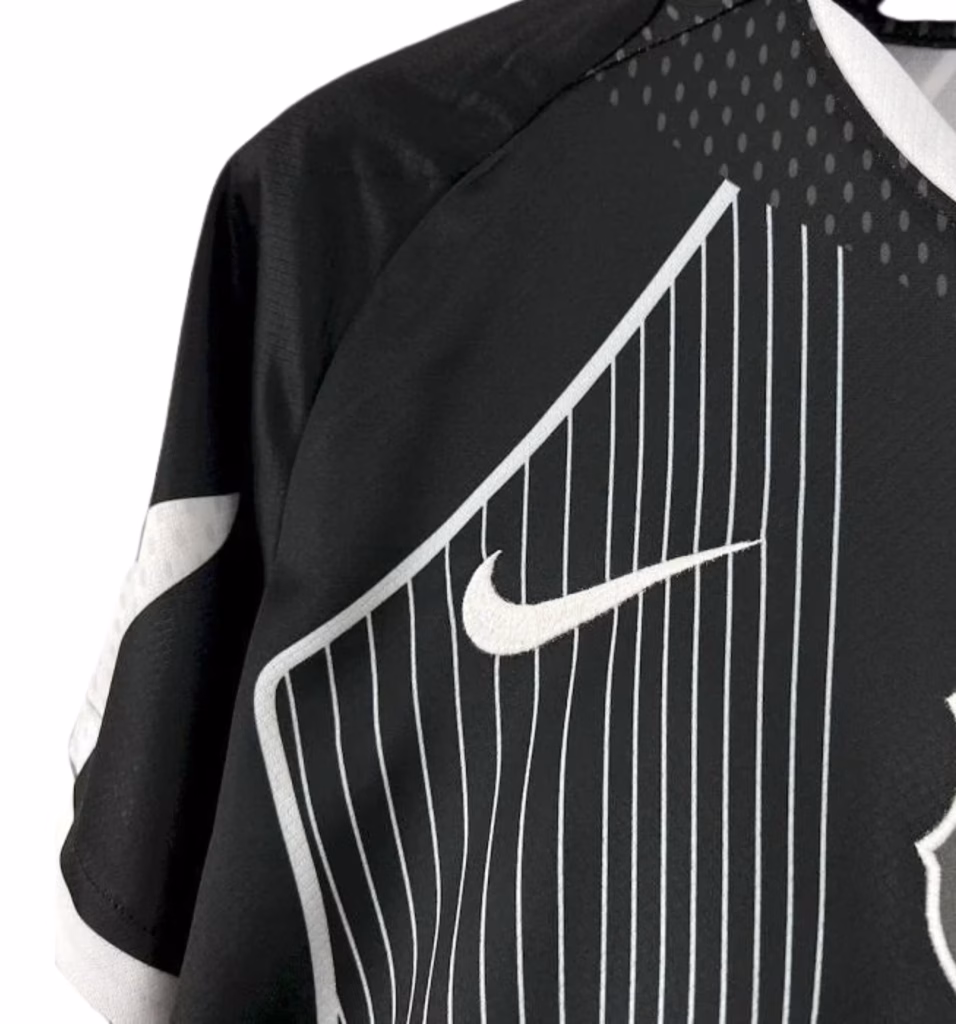 FC Barcelona 2025-26 Limited Black Aurora Premium Kit Fans Version