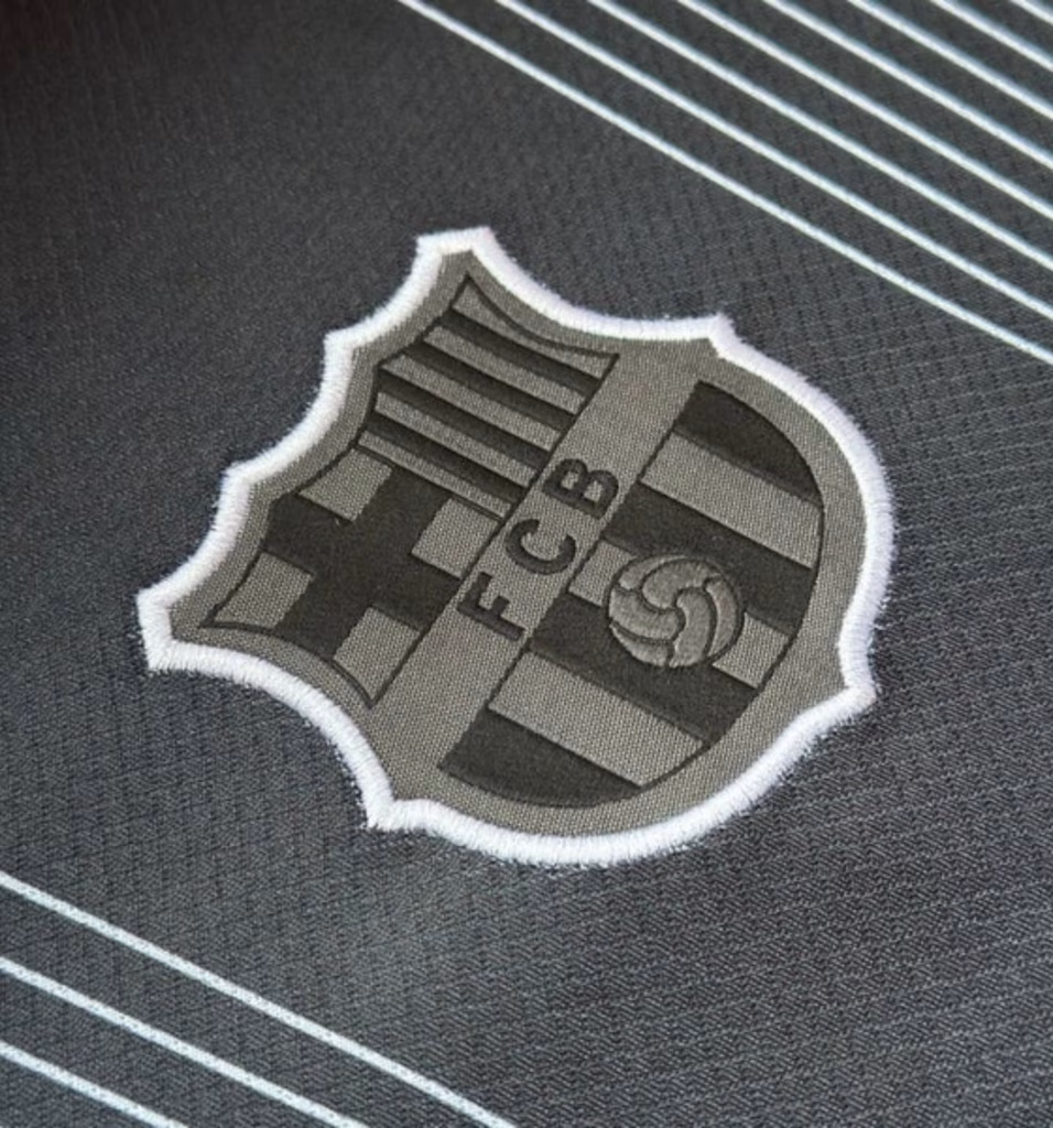 FC Barcelona 2025-26 Limited Black Aurora Premium Kit Fans Version