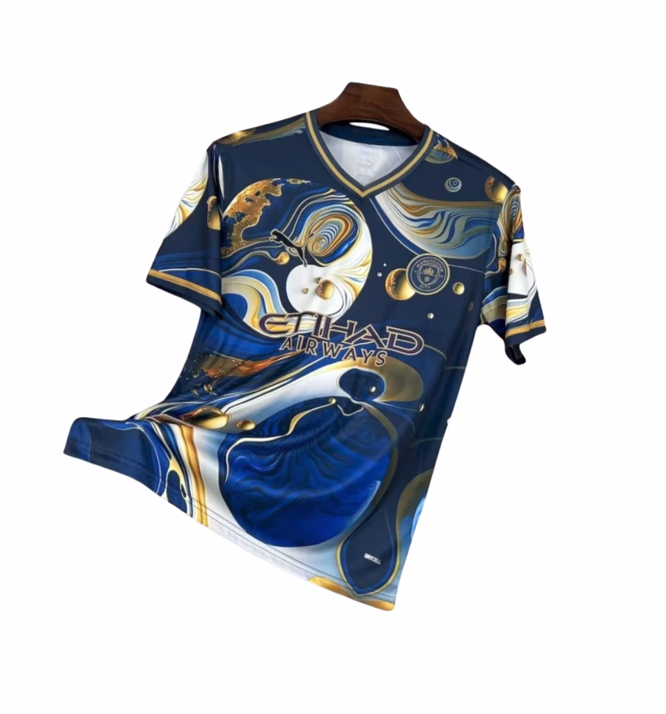 Manchester City 2025-26 Limited Galaxy Premium Kit Fans Version