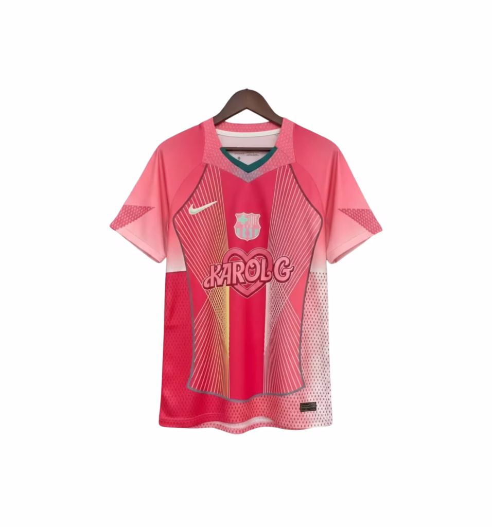 FC Barcelona x Karol G Limited Rose Premium Kit Fans Version
