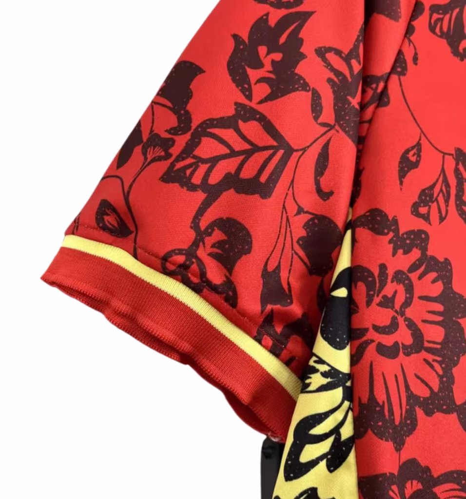 Portugal 2025-26 Limited Red Rose Premium Kit Fans Version