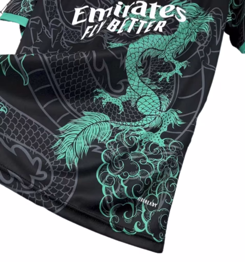 Real Madrid 2025-26 Limited Green Dragon Premium Kit