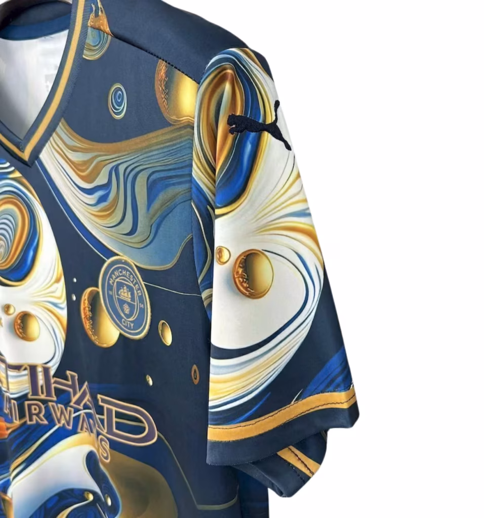 Manchester City 2025-26 Limited Galaxy Premium Kit Fans Version