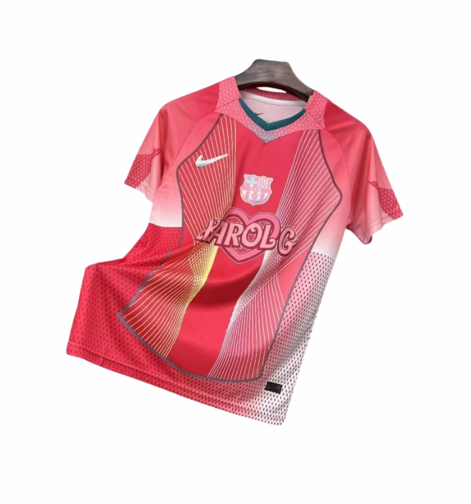 FC Barcelona x Karol G Limited Rose Premium Kit Fans Version