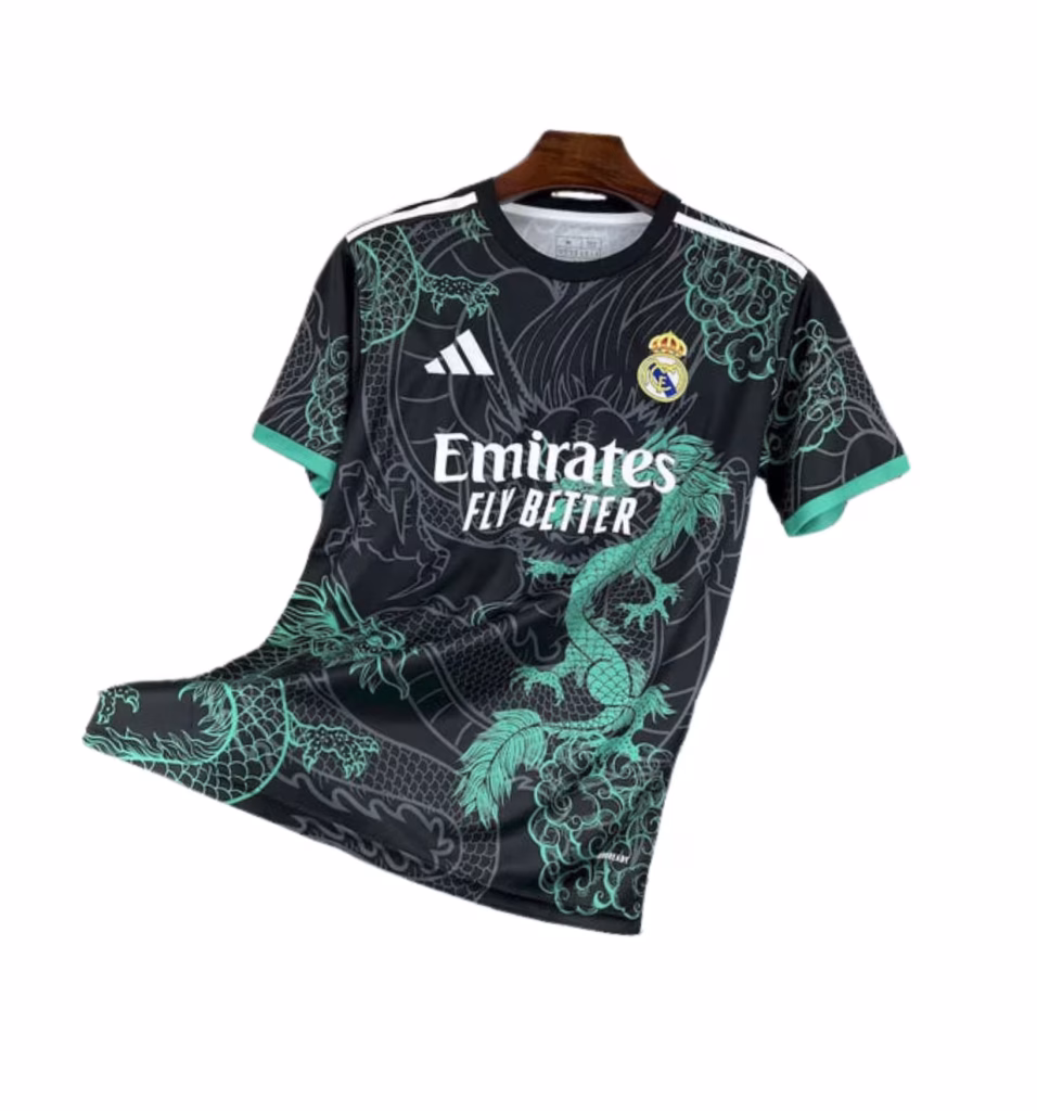 Real Madrid 2025-26 Limited Green Dragon Premium Kit