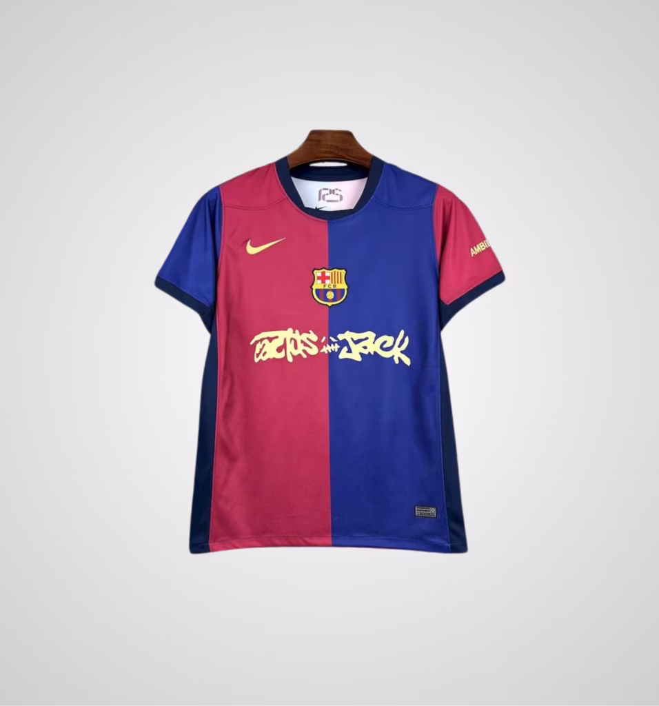 FC Barcelona x Travis Scott Limited Cactus Jack Premium Home Kit