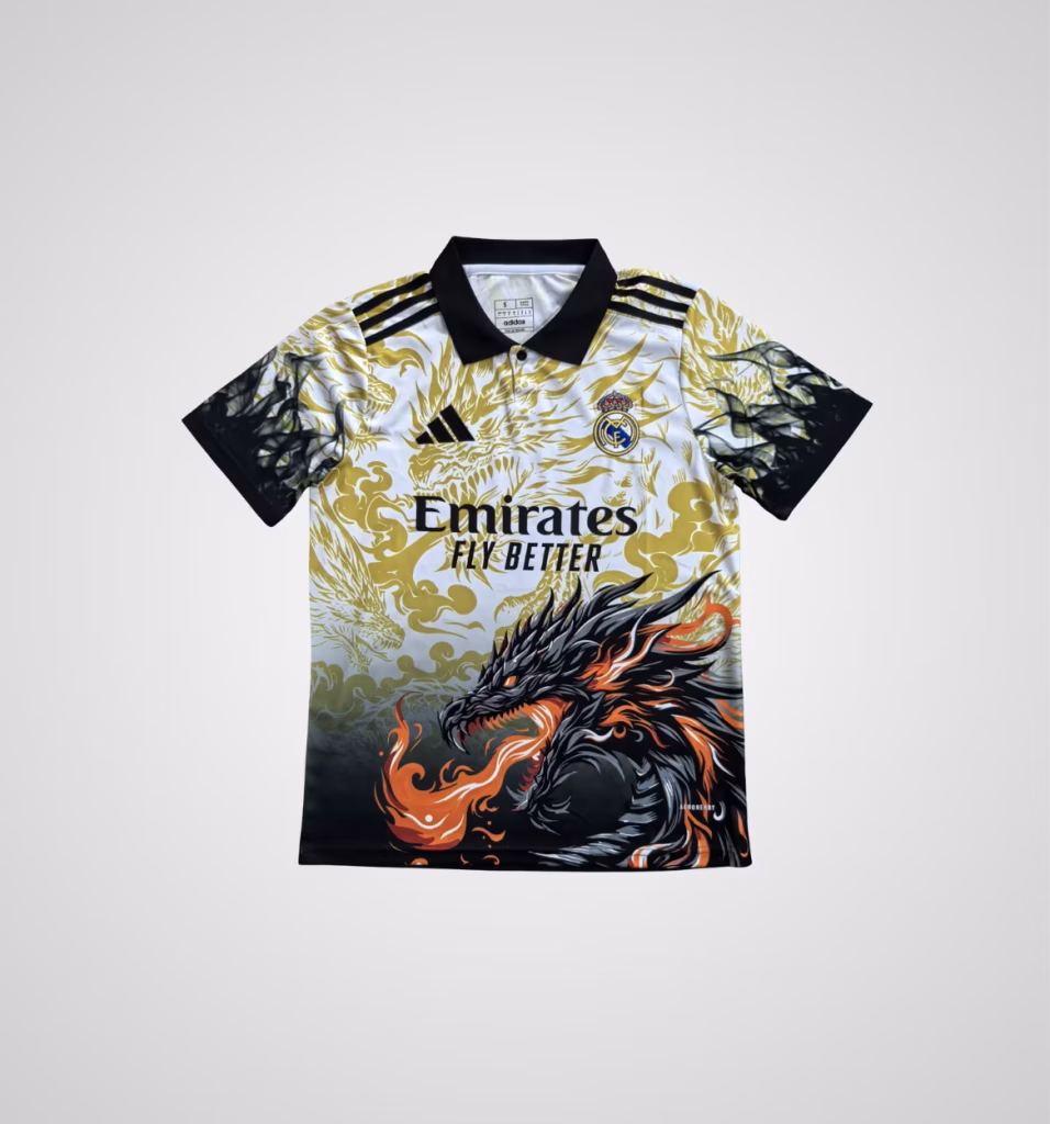 Real Madrid 2025-26 Limited Dragon Breath Premium Kit Fans Version