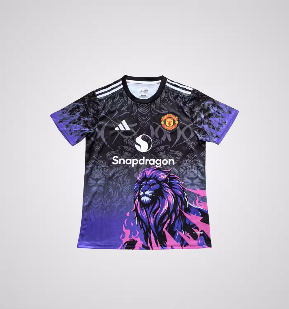 Manchester United 2025-26 Limited Lion Premium Kit Fans Version
