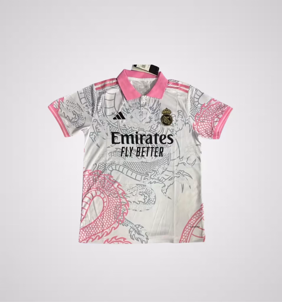 Real Madrid 2025-26 Limited Pink Spirit Premium Kit Fans Version