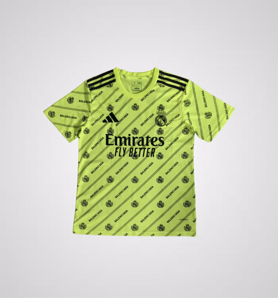 Real Madrid x Balenciaga 2025-26 Limited Lemon Premium Kit Fans Version