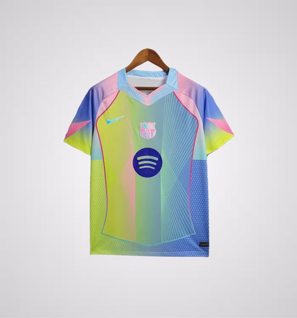 FC Barcelona 2025-26 Green Aurora Premium Kit