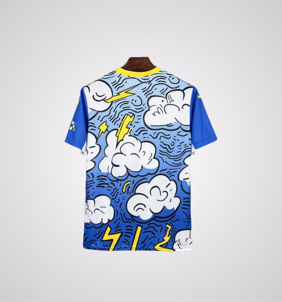 Manchester City 2025-26 Limited Lightning Cloud Premium Kit Fans Version