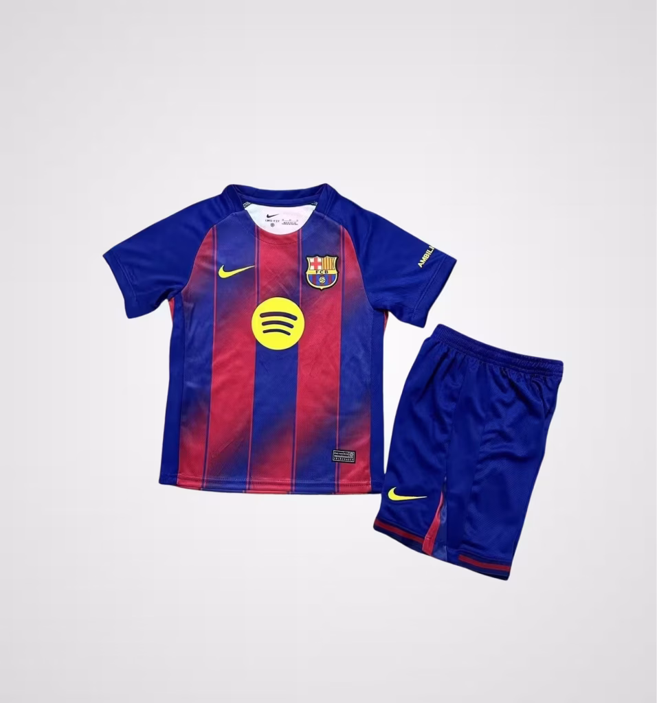 FC Barcelona 25-26 Home Kit Kids