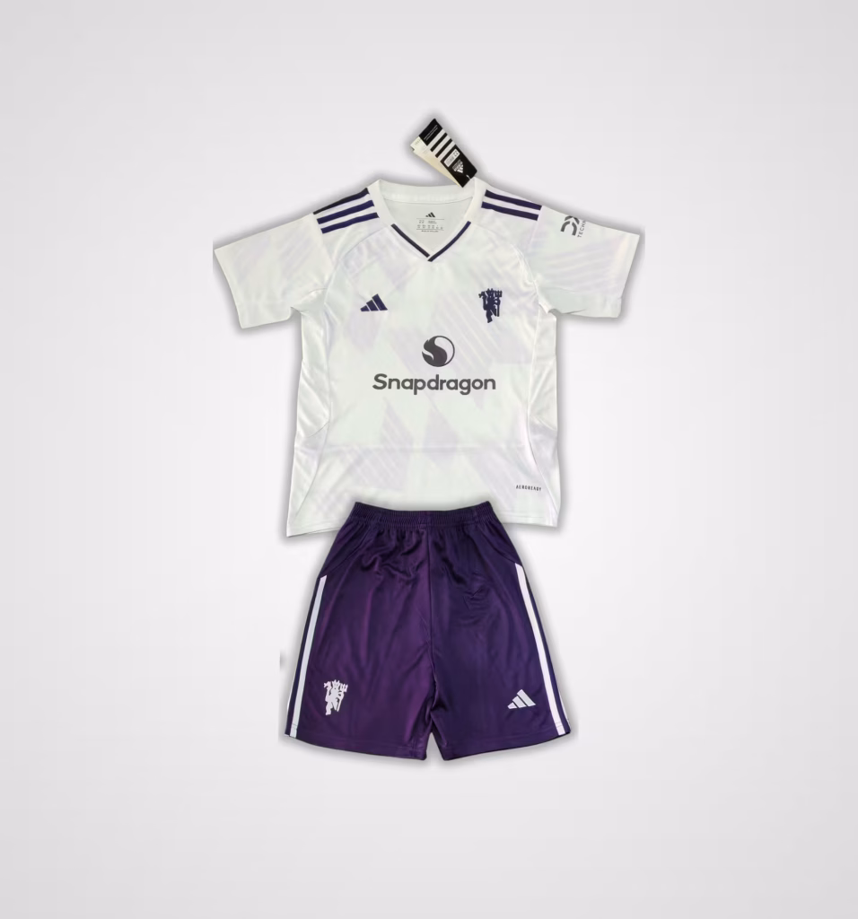 Manchester United 25-26 Away Kit Kids