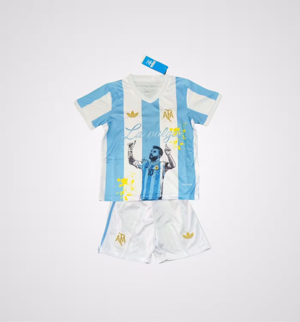 Argentina Messi The Goat Premium Kit Kids