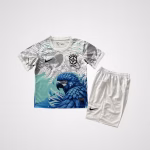 Brazil 2025-26 Blue Parrot Premium Kit Kids