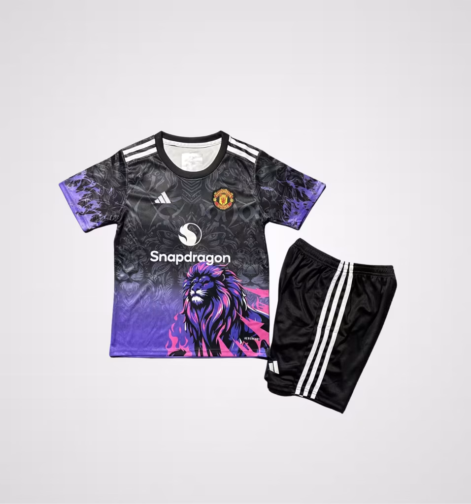 Manchester United 2025-26 Lion Premium Kit Kids