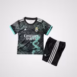 Real Madrid 2025-26 Green Dragon Premium Kit Kids