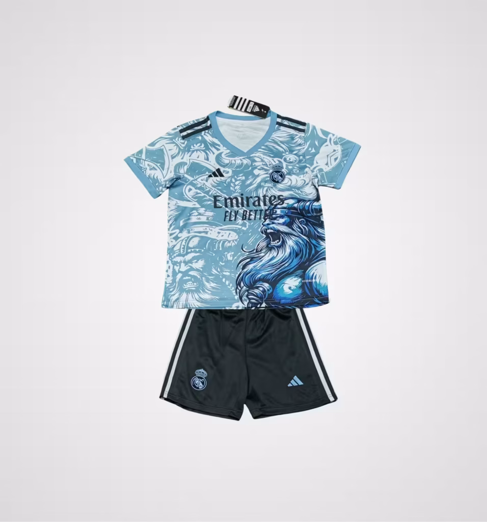 Real Madrid 2025-26 Vikings Premium Kit Kids