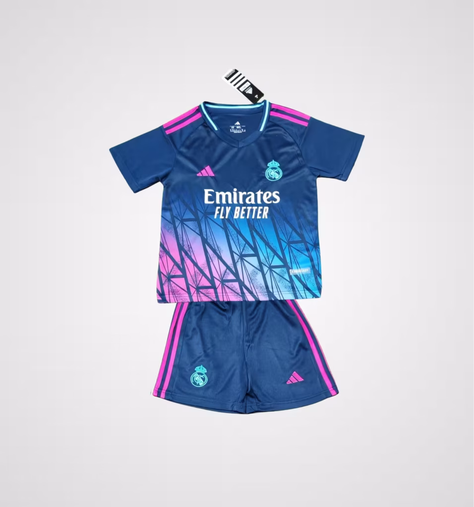 Real Madrid Purple Pattern Premium Kit Kids
