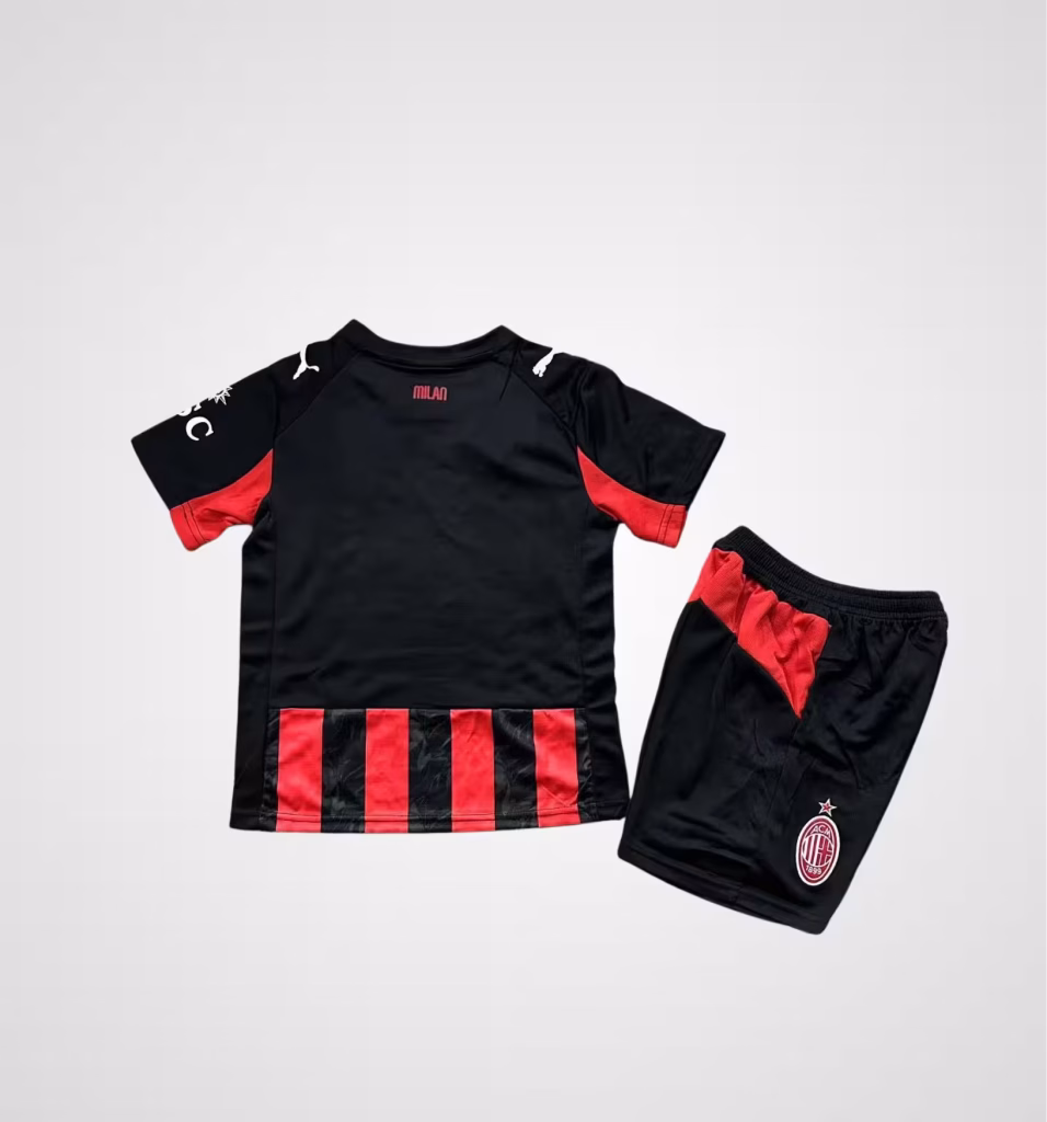 AC Milan 25-26 Home Kit Kids