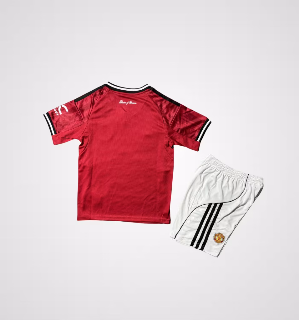 Manchester United 25-26 Home Kit Kids