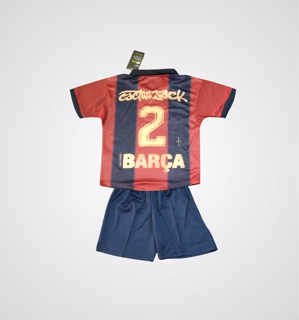 FC Barcelona 2000-01  x Cactus Jack Retro Premium Kit Kids