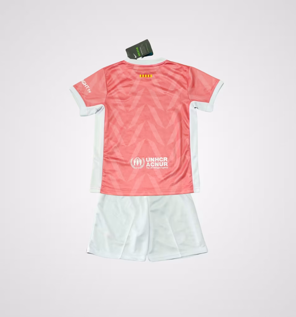 FC Barcelona 2025-26 Peach Pulse Premium Kit Kids
