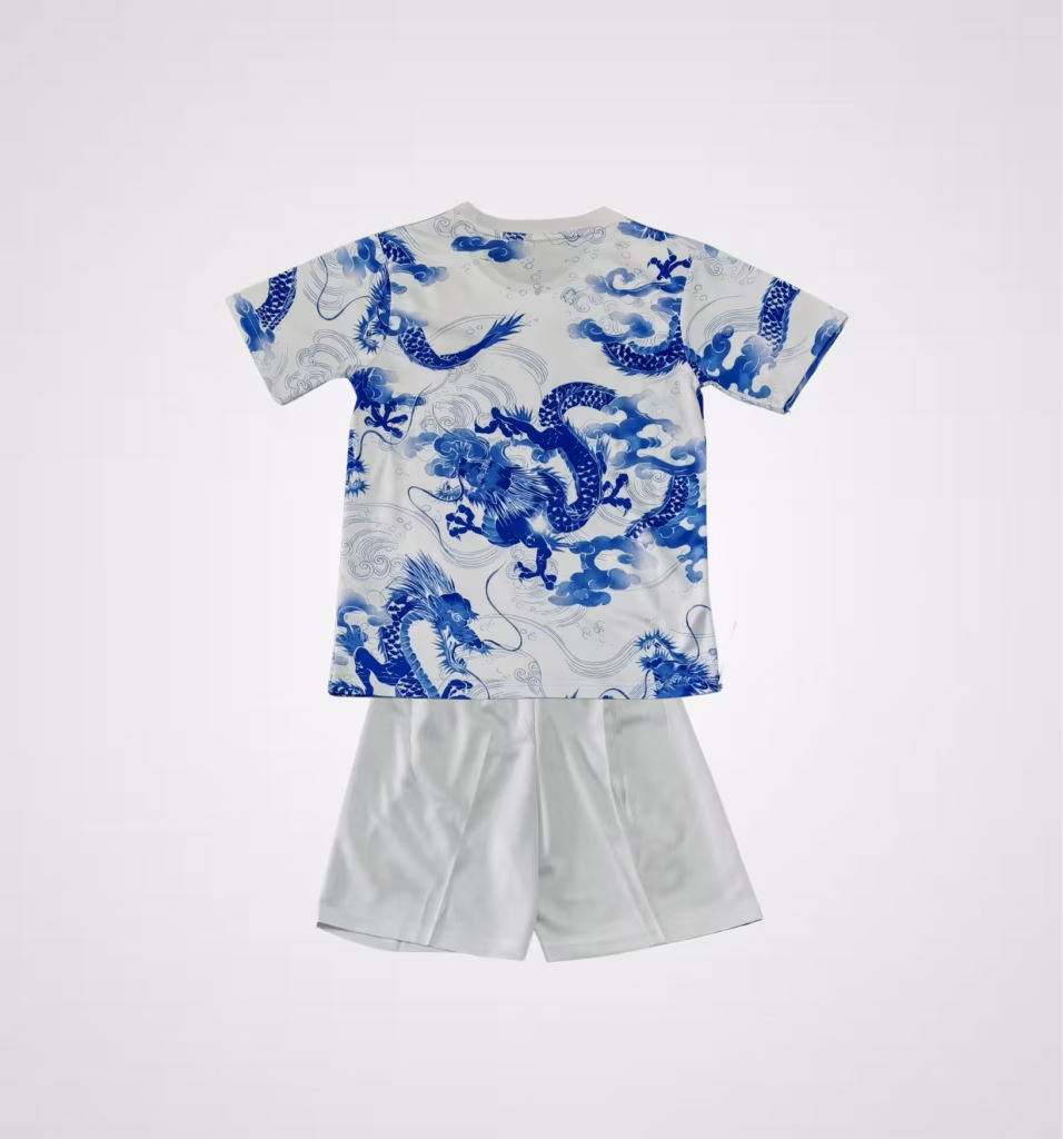 Real Madrid 2025-26 Blue Fury Premium Kit Kids