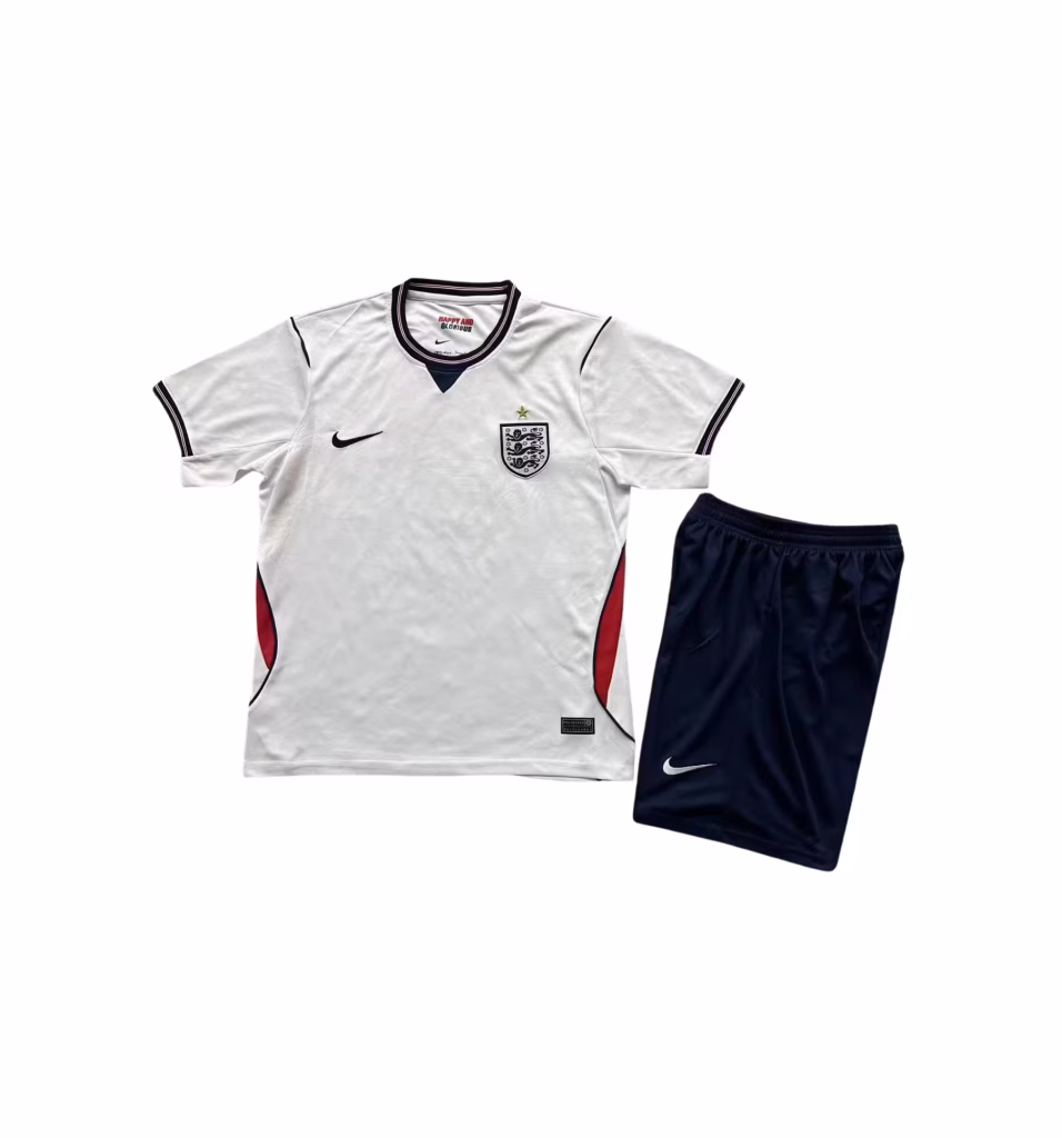 2026 England National Team Home Kit Kids