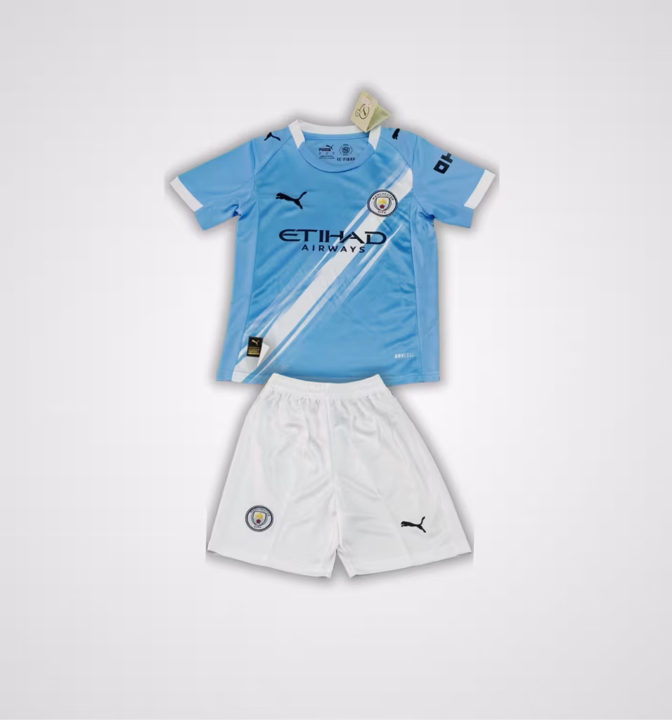 Manchester City 25-26 Home Kit Kids