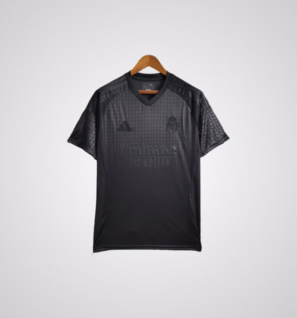 Real Madrid 2025-26 Limited Night Black Premium Kit Fans Version