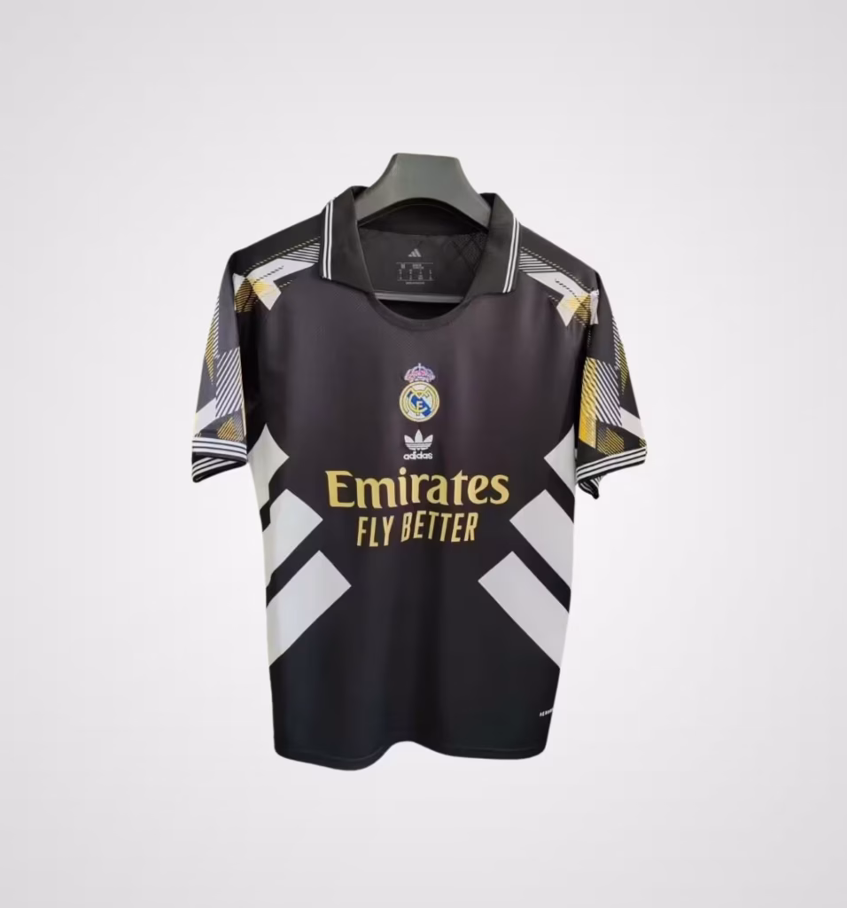 Real Madrid Limited Iconic Black Premium Kit Fans Version
