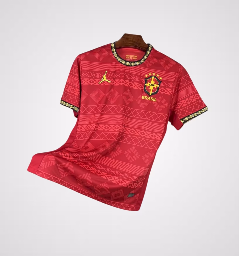 Brazil x Jordan Limited Red Premium Kit Fans Version