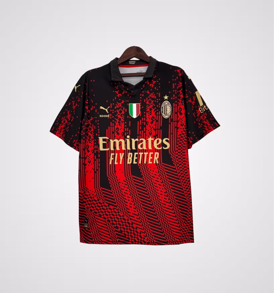 AC Milan x Koche Limited Red Premium Kit Fans Version