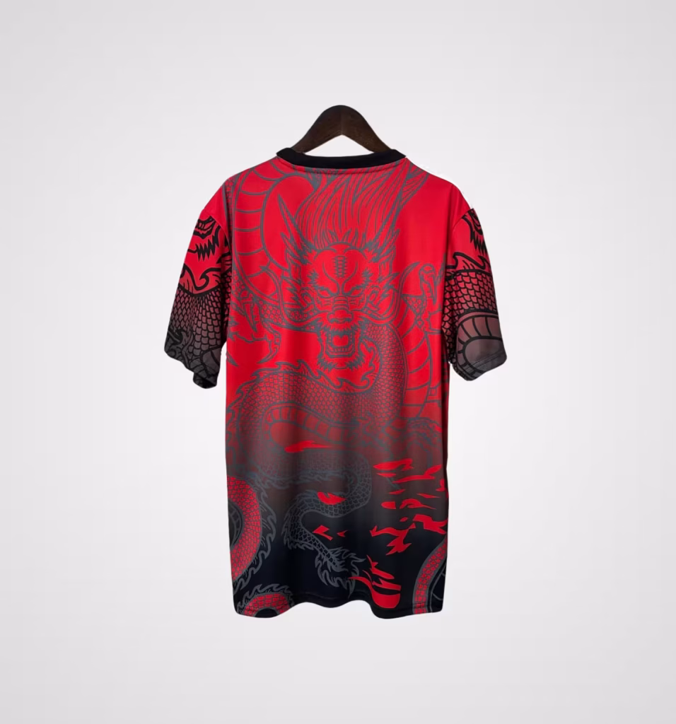 Real Madrid Limited Dark Red Dragon Premium Kit Fans Version