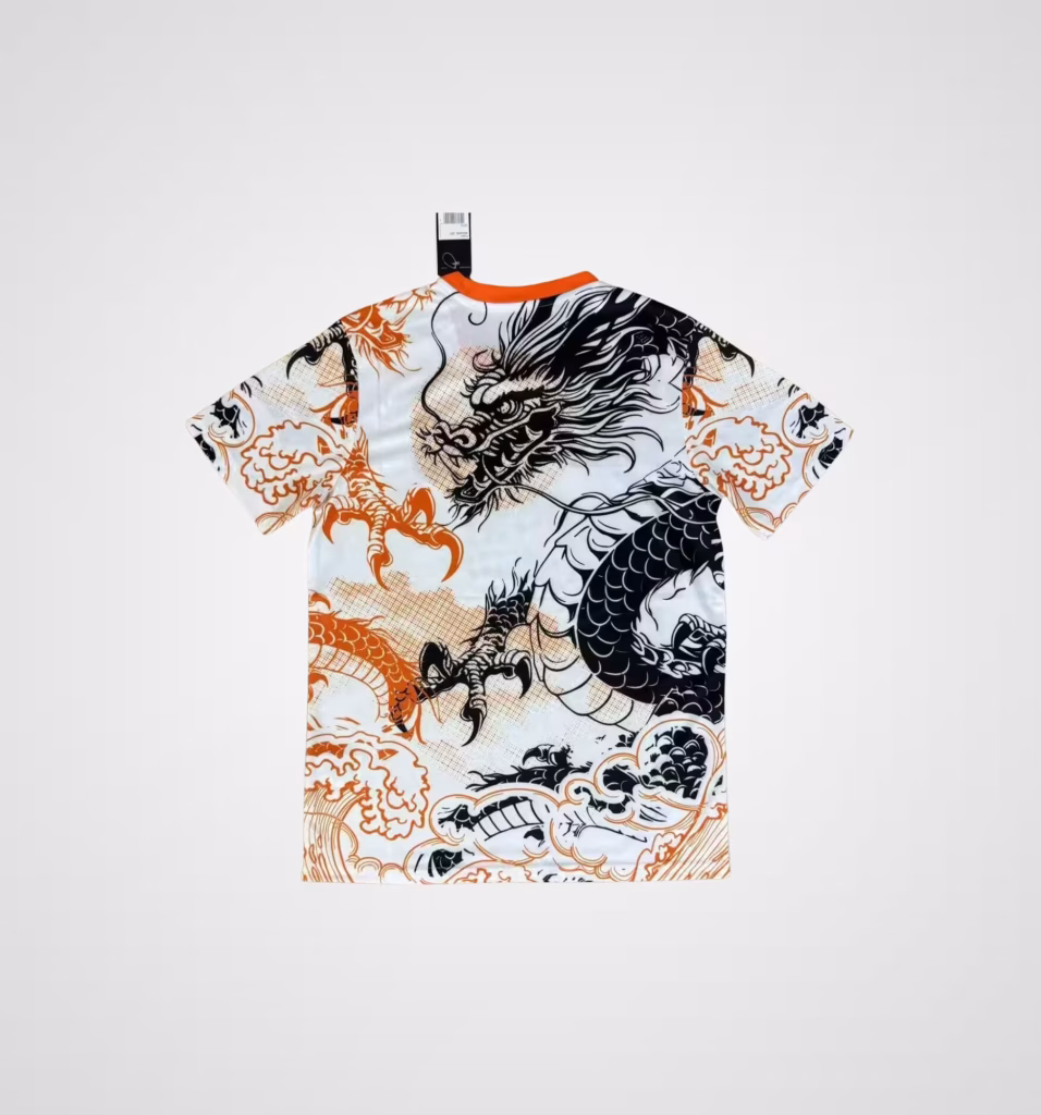 Real Madrid Limited Orange Dragon Premium Kit Fans Version