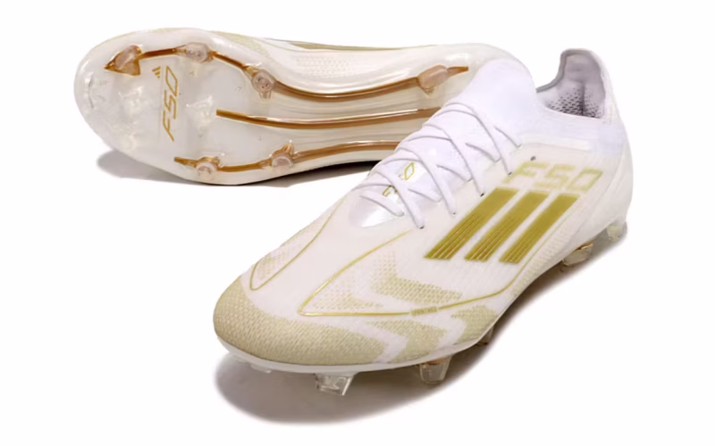 Adidas F50 Elite FG Golden White