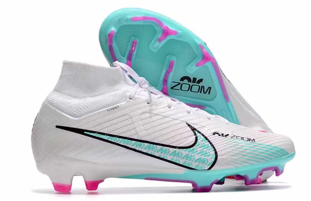 Mercurial Superfly 9 Elite FG White Light Blue