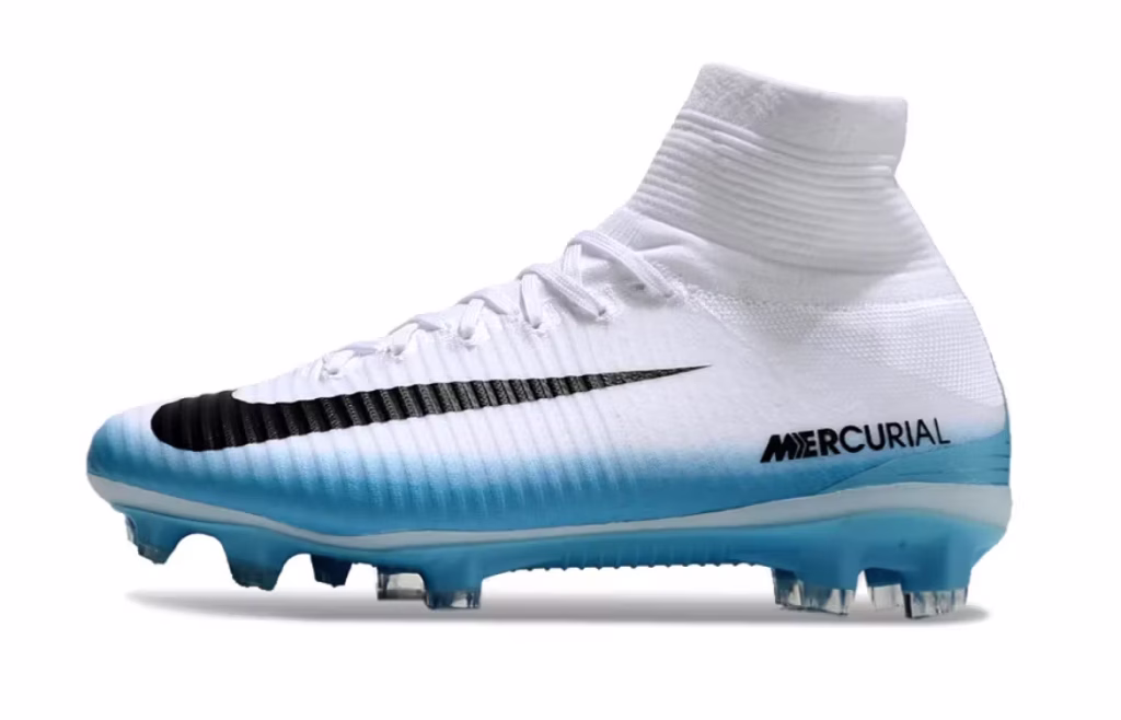 Mercurial Superfly 5 Tacos FG White Blue