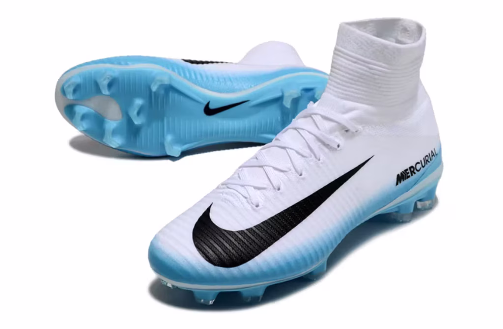 Mercurial Superfly 5 Tacos FG White Blue