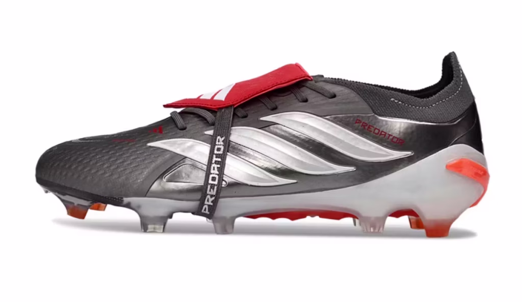 Predator Fold-Over Tongue FG Dark Gray Red