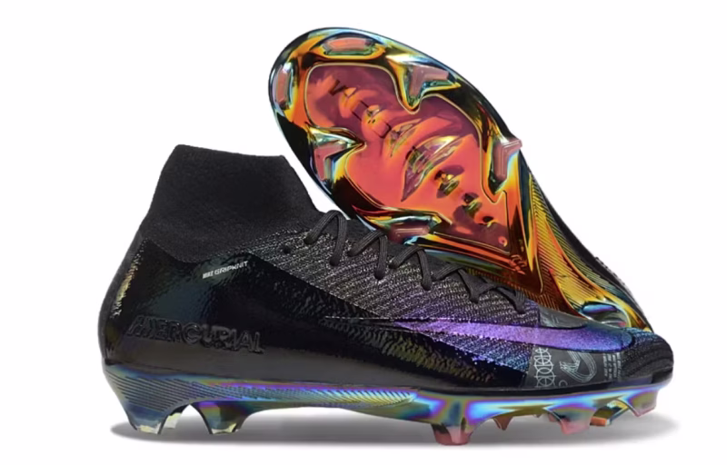 Nike Zoom Mercurial Superfly X Elite FG Black Purple Blue