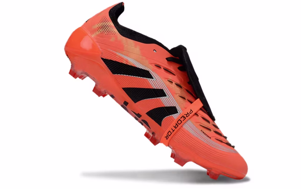 Predator Elite with Tongue with Lace FG Orange Black