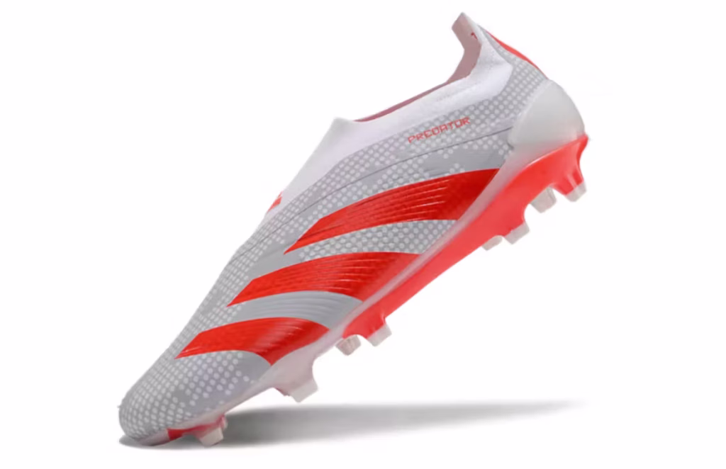 Predator Laceless Elite FG Light Gray Orange